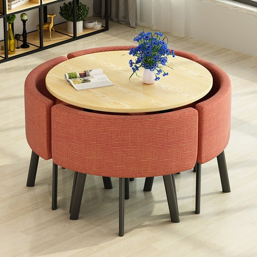 Modern Round Dining Table Set