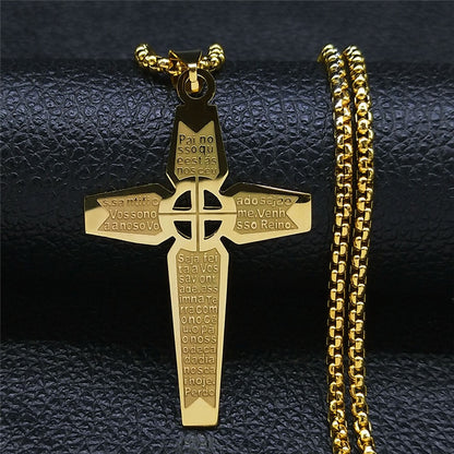 Bible Cross Necklace