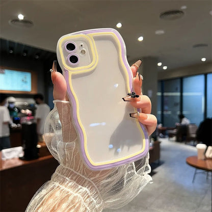 Transparent Wavy Samsung Galaxy Case