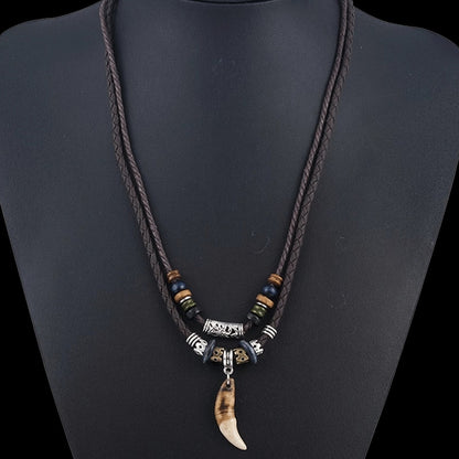 Bohemian Tooth Pendant