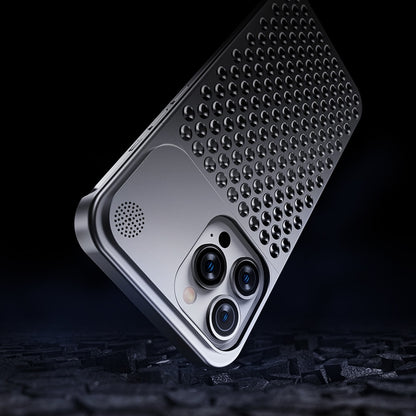 Luxury Metal Cooling Phone Case For iPhone