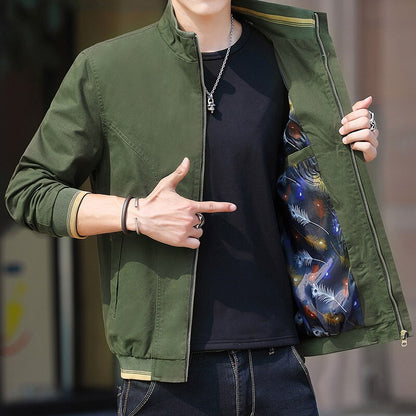 Standing Collar Bomber Jacket