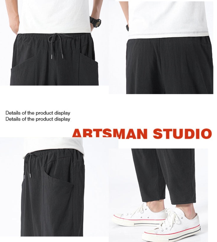 Loose Cotton Summer Pants
