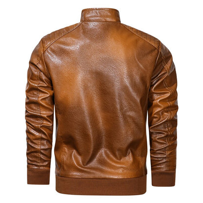 Faux Leather Moto Jacket