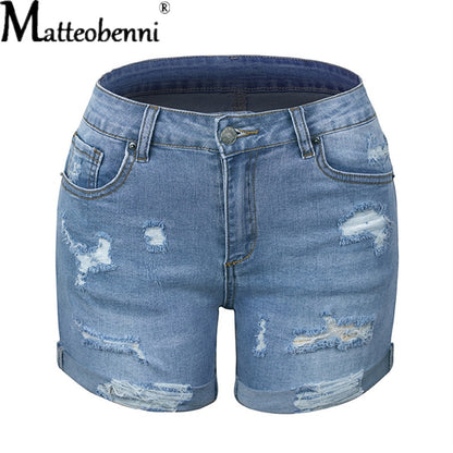 Loose Denim Shorts