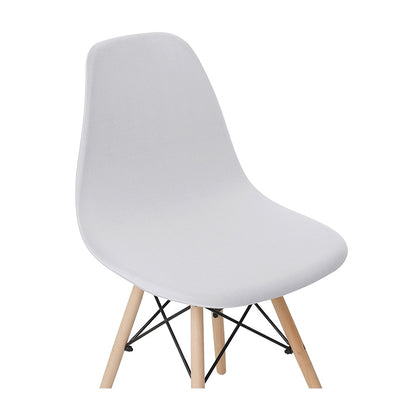 Solid Color Shell Chair Cover