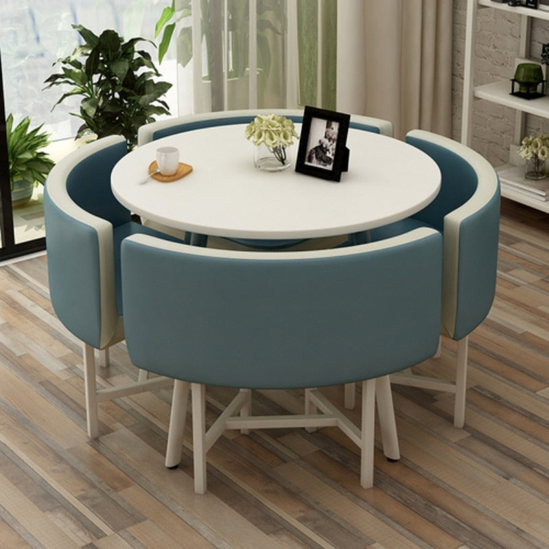 Modern Round Dining Table Set