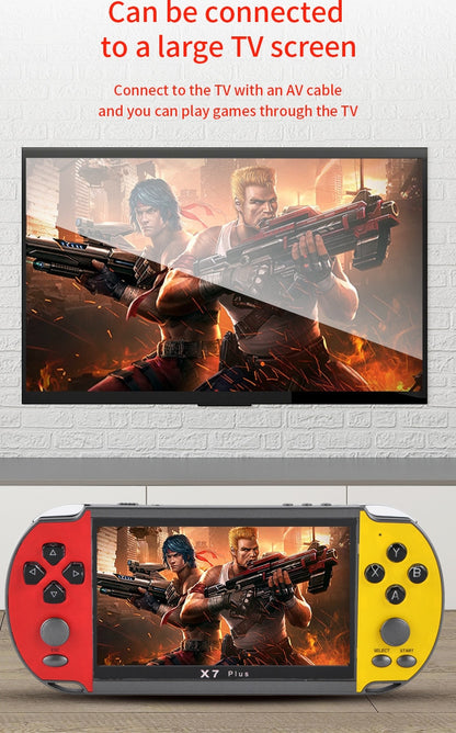 X7Plus Handheld Game Console with 5.1 inch Screen