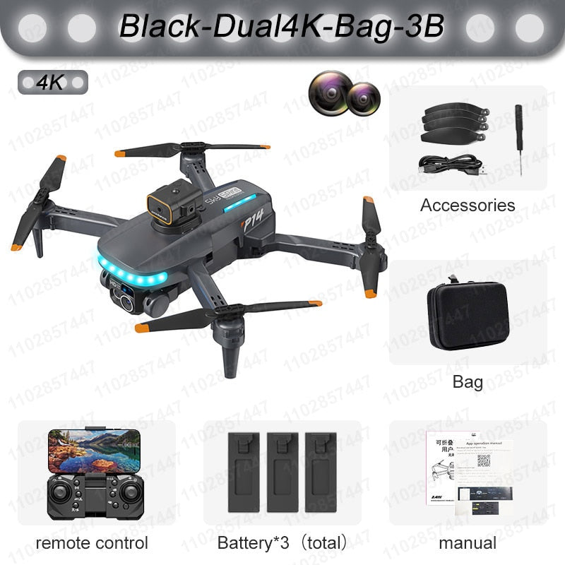 P14 Mini Camera Drone 4k HD
