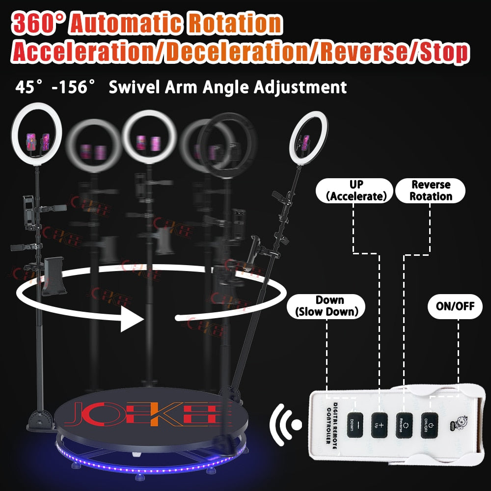 360 Auto-Rotating Photo Booth