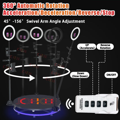 360 Auto-Rotating Photo Booth