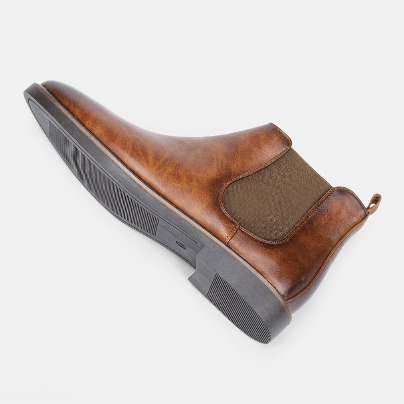 Retro Leather Boots