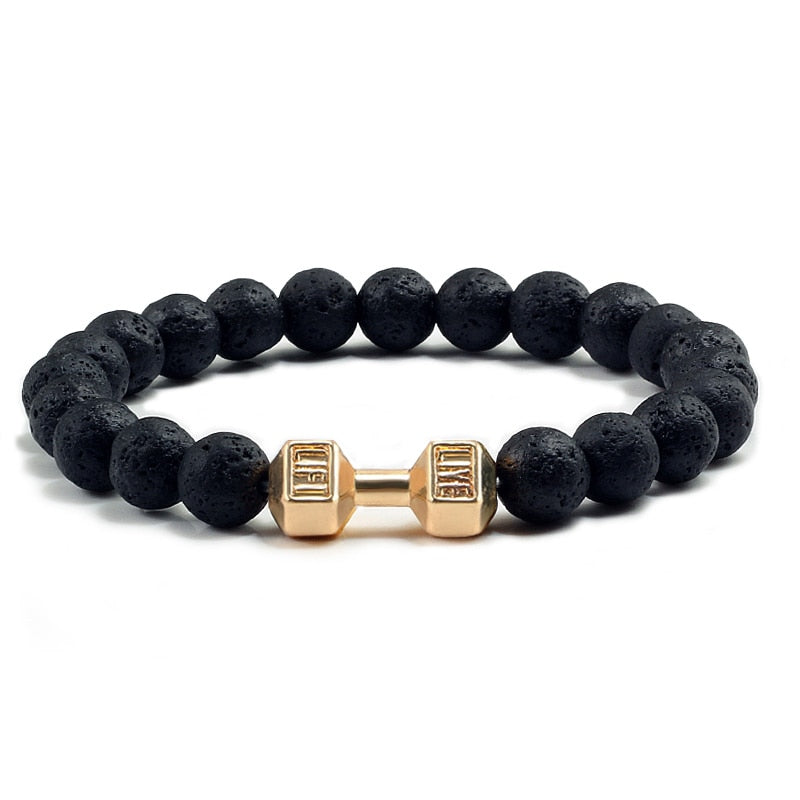 Natural Stone Beaded Bracelet