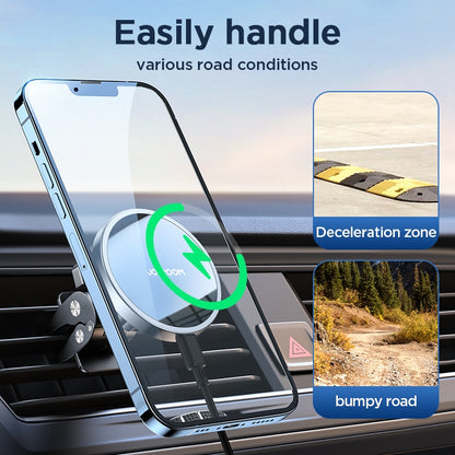 Joyroom 15W Qi Magnetic Car Phone Holder