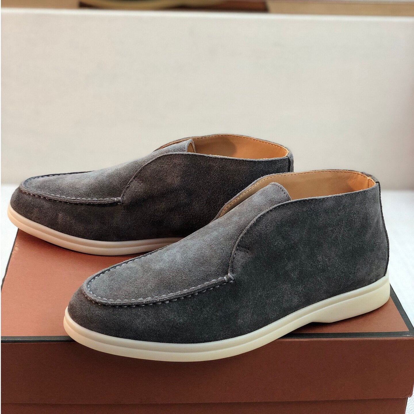 Loro Piana Cow Hide Loafers