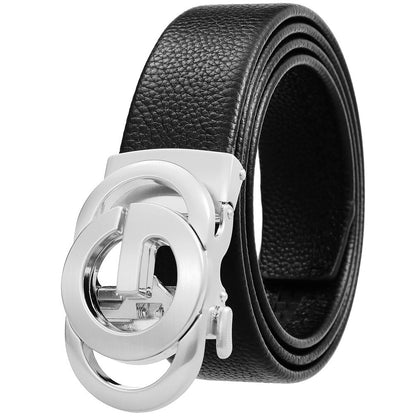 TOPG Leather Business Belt