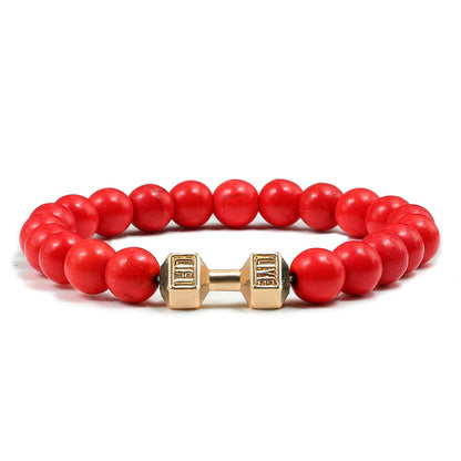 Natural Stone Beaded Bracelet