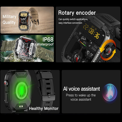 LIGE Smart Military Watch
