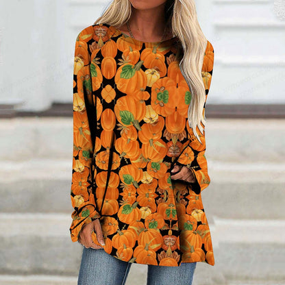 Long Flow Halloween Shirt