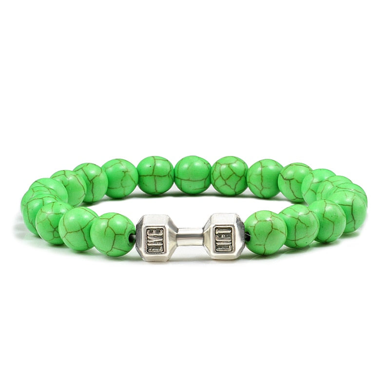 Natural Stone Beaded Bracelet