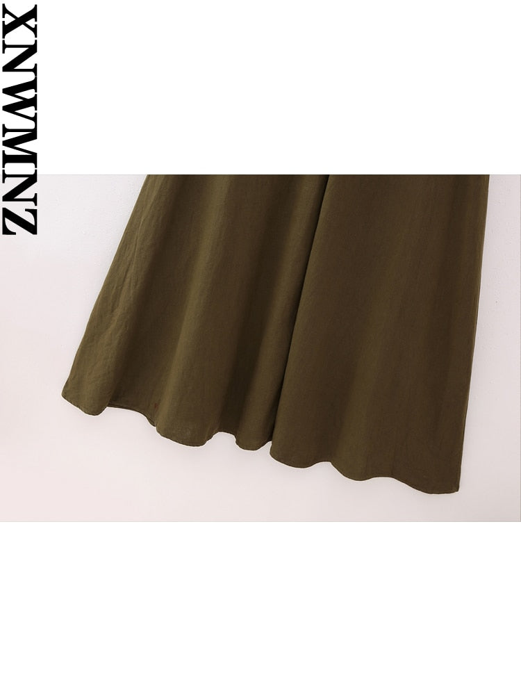 Crossover Halter Dress
