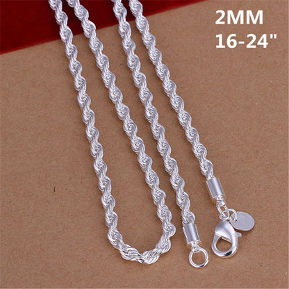 URMYLADY Rope Chain Necklace