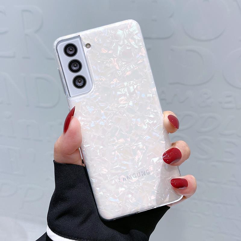 Glitter Shell Pattern Case For Samsung Galaxy
