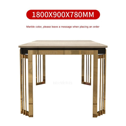 Nordic Luxury Marble Dining Table