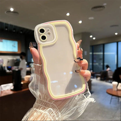 Transparent Wavy Samsung Galaxy Case