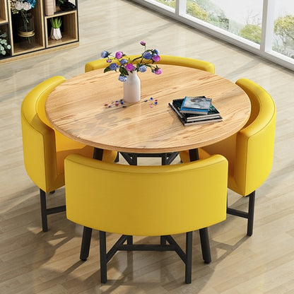 Modern Round Dining Table Set