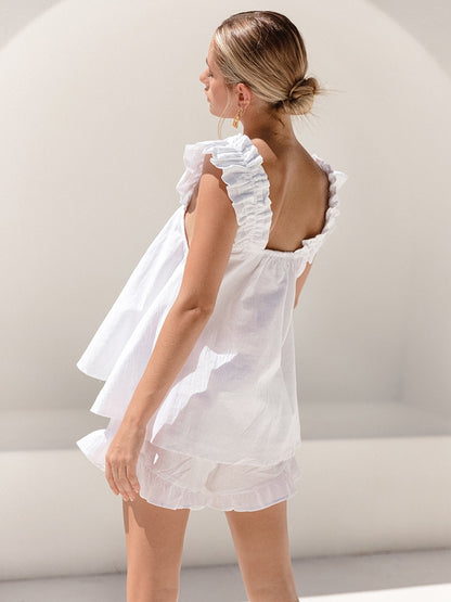Ruched Sleepwear Set