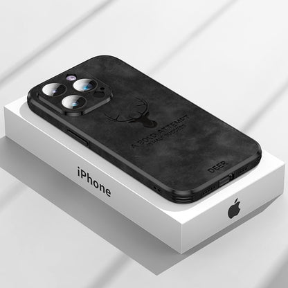 Luxury Sheepskin Leather Phone Case for iPhone