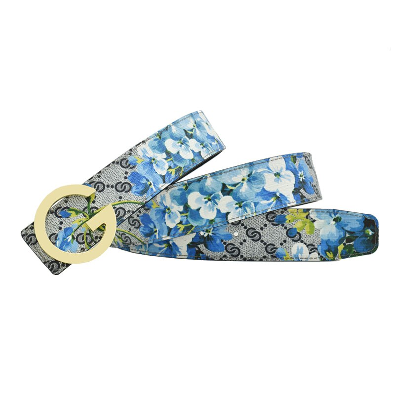 Green Tiger Leather Belt