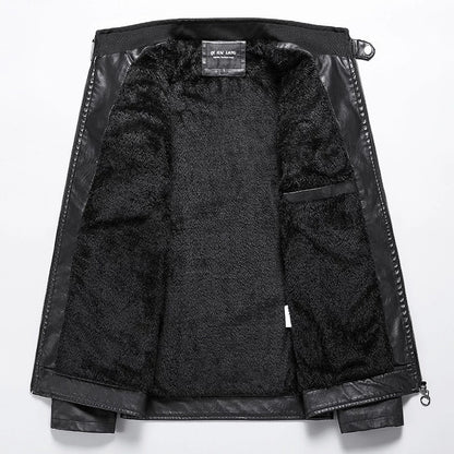 Faux Leather Biker Jacket