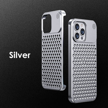 Luxury Metal Cooling Phone Case For iPhone