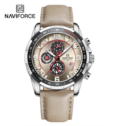 NAVIFORCE Waterproof Leather Watch