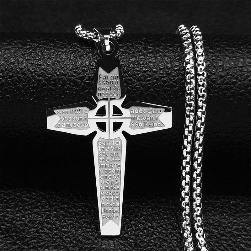 Bible Cross Necklace