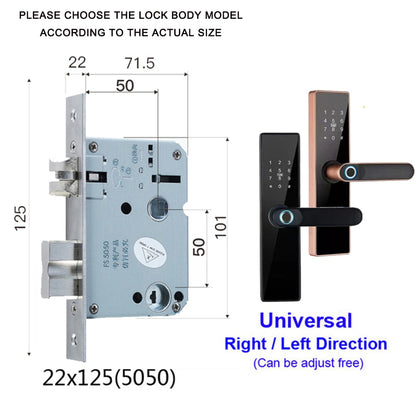 AISUO Bluetooth Fingerprint Smart Door Lock