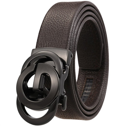 TOPG Leather Business Belt