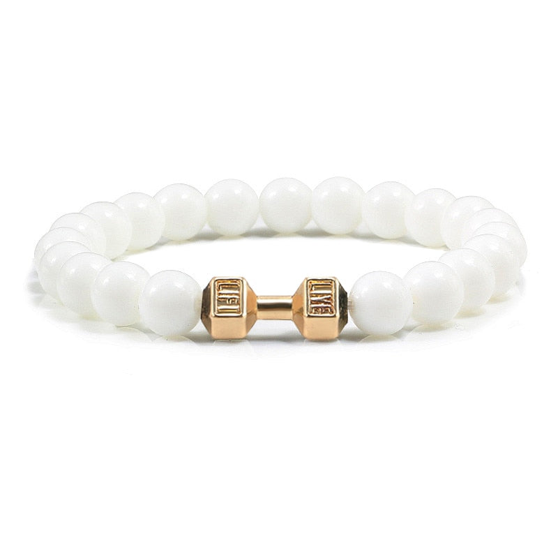 Natural Stone Beaded Bracelet