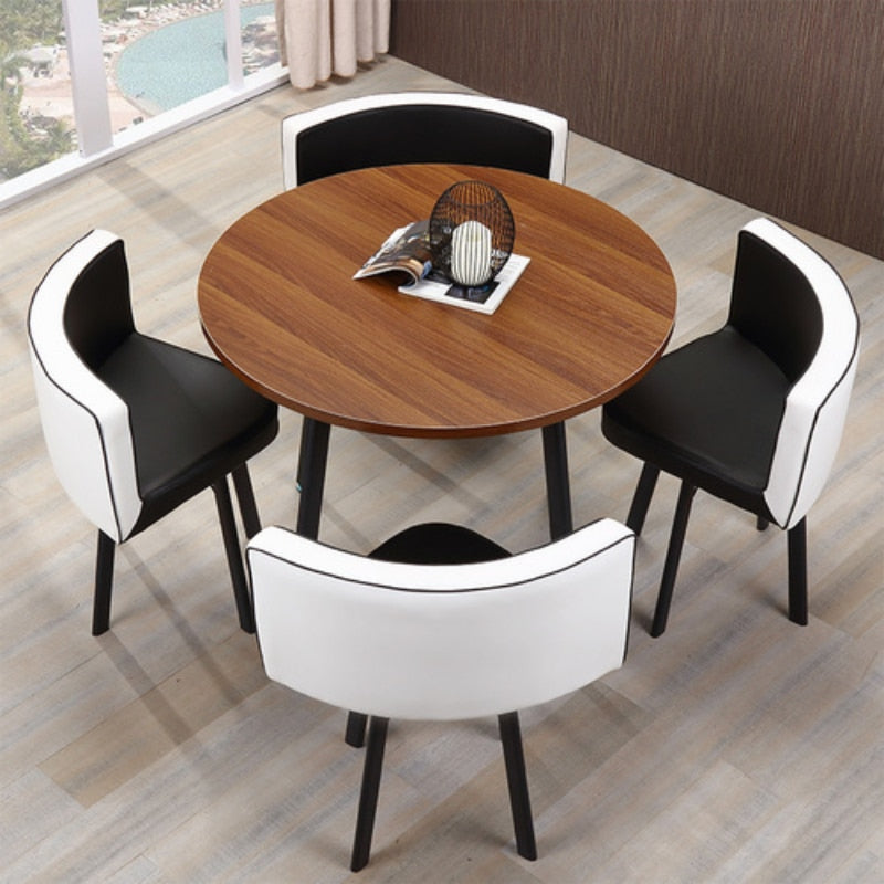 Modern Round Dining Table Set