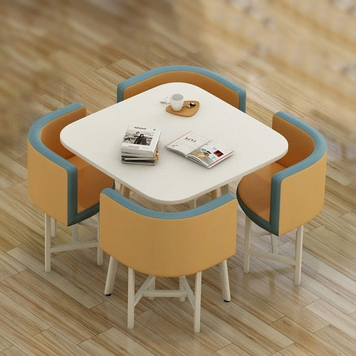 Modern Round Dining Table Set