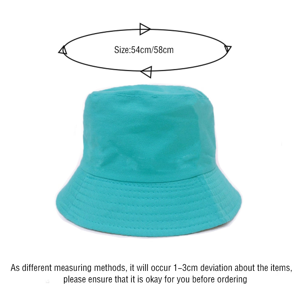 1Pc Solid Color Bucket Hat