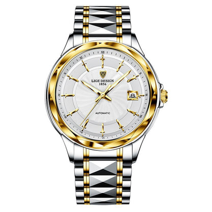 LIGE Sapphire Glass Automatic Watch