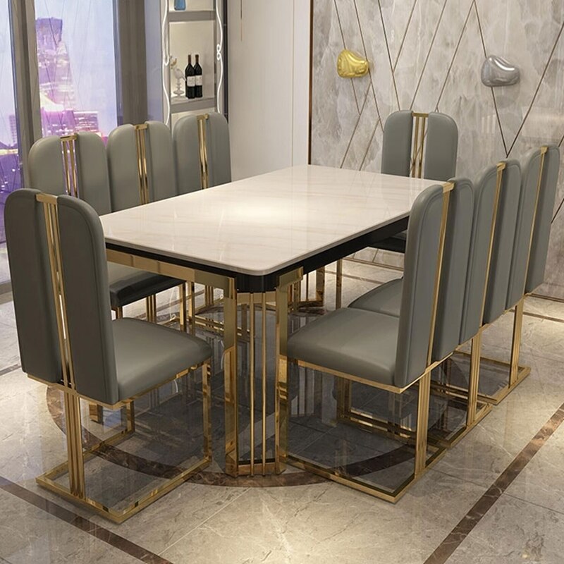 Nordic Luxury Marble Dining Table