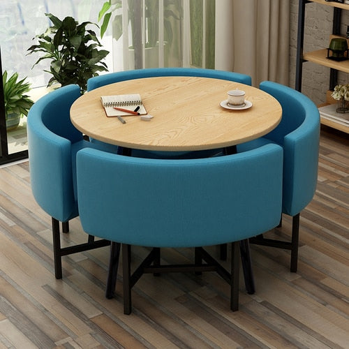 Modern Round Dining Table Set