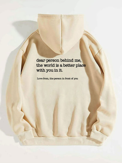 Dear Person Behind Me Hoodie