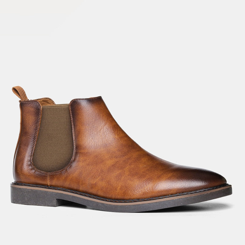 Retro Leather Boots