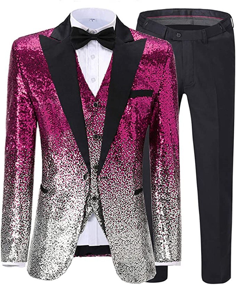 Shiny Sequin Suit