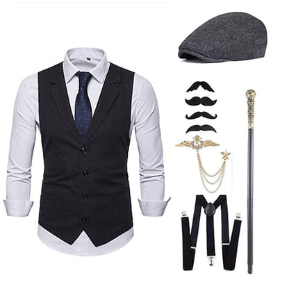 1920s Mafia Masquerade Costume